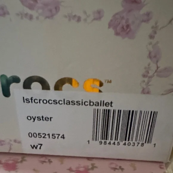 NWT LOVE SHACK FANCY CROCS - Picture 3 of 3